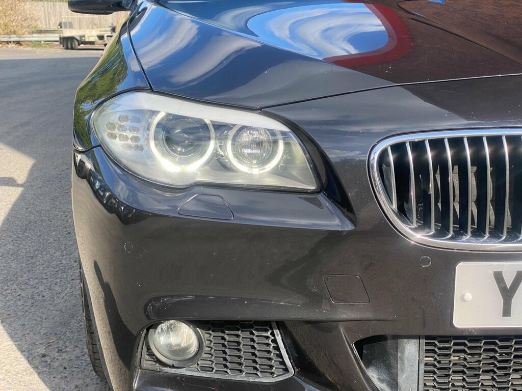 BMW 5 Series 2.0 520D M Sport Saloon Black #7