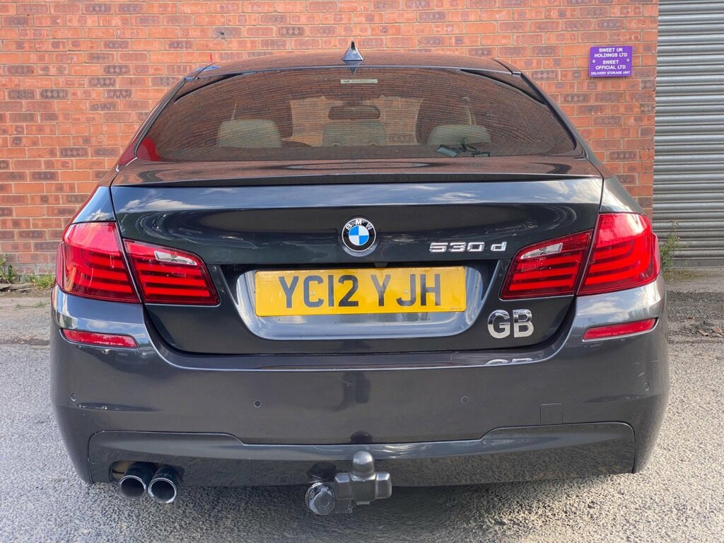 BMW 5 Series 2.0 520D M Sport Saloon Black #21