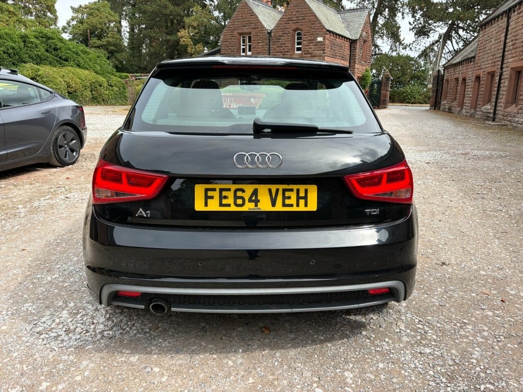 Audi A1 1.6 Tdi S Line Style Edition Hatchback FE64VEH Black #5