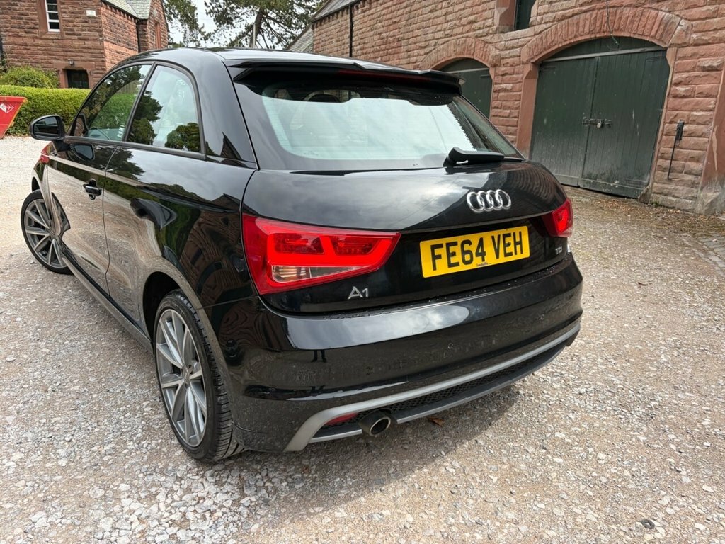 Audi A1 1.6 Tdi S Line Style Edition Hatchback FE64VEH Black #6