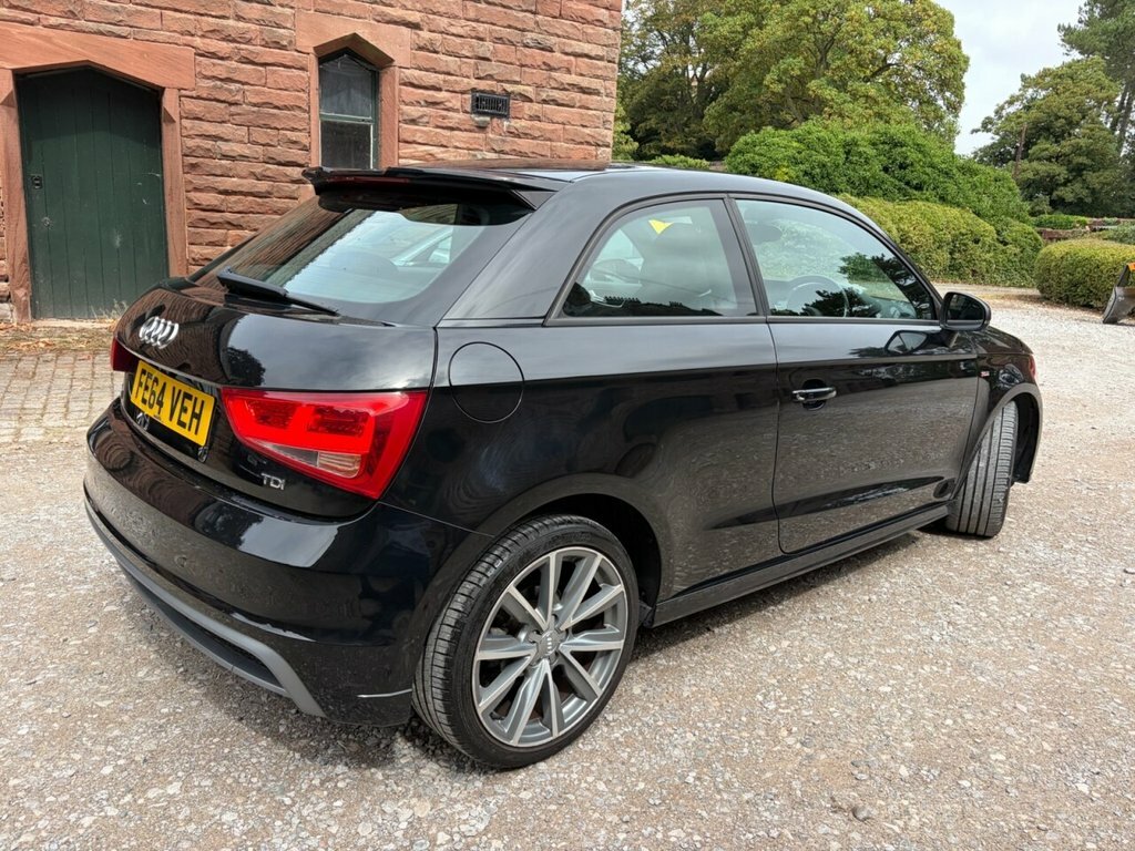Audi A1 1.6 Tdi S Line Style Edition Hatchback FE64VEH Black #4