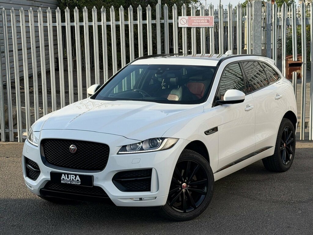 Jaguar F-Pace 2.0 D240 R-sport Awd Euro 6 Ss White #6