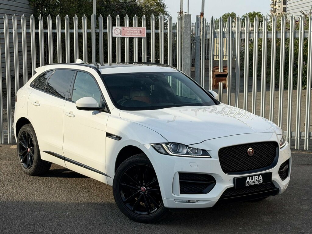 Jaguar F-Pace 2.0 D240 R-sport Awd Euro 6 Ss White #3