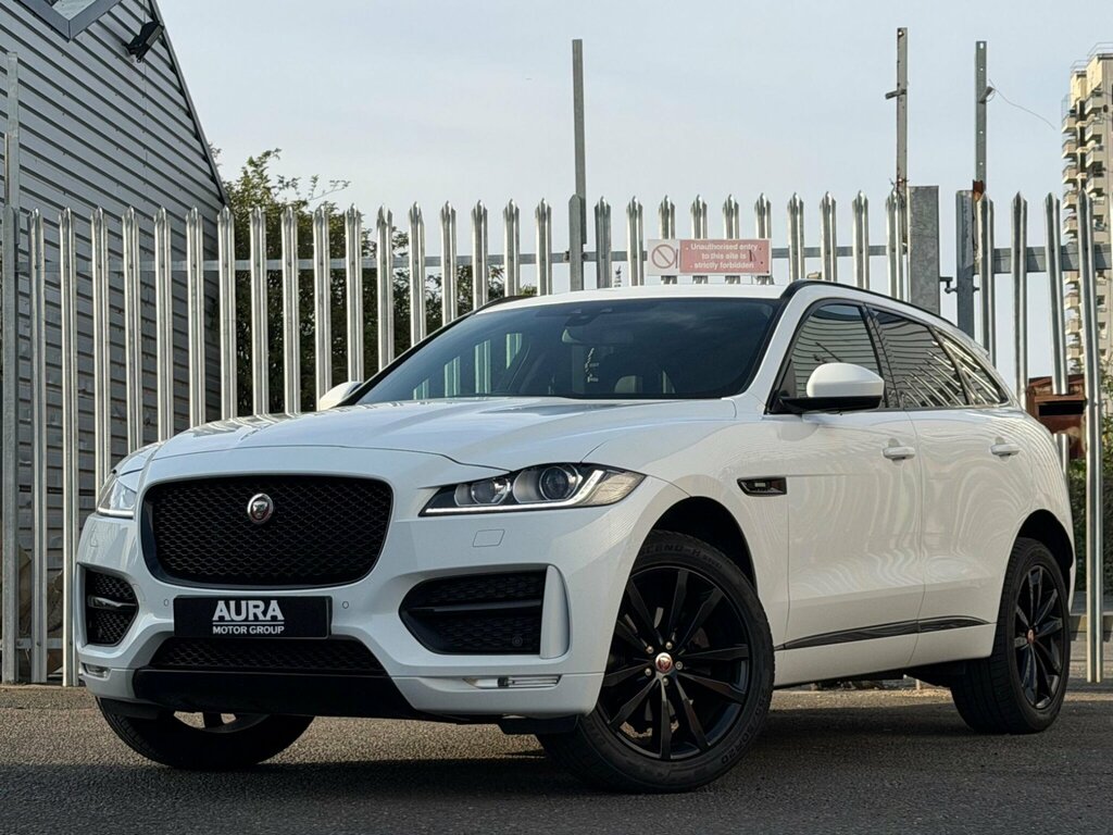 Jaguar F-Pace 2.0 D240 R-sport Awd Euro 6 Ss White #5