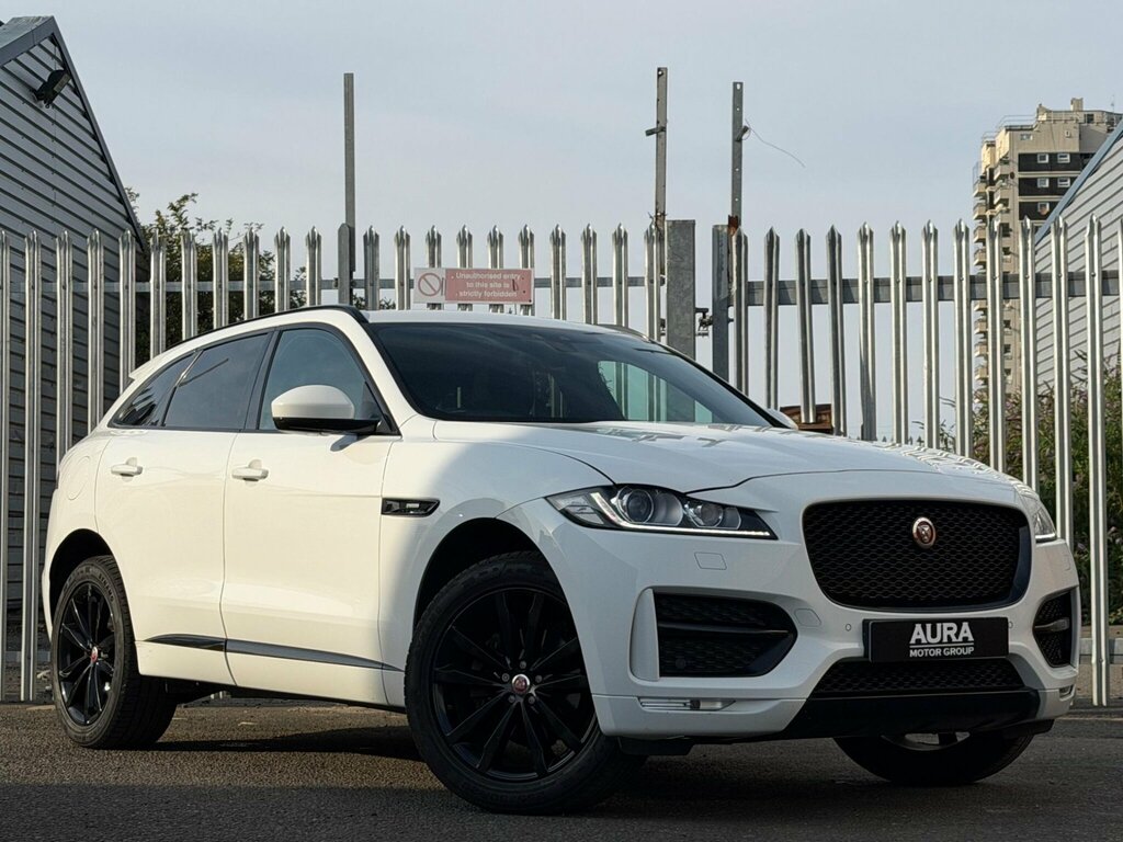 Jaguar F-Pace 2.0 D240 R-sport Awd Euro 6 Ss White #2