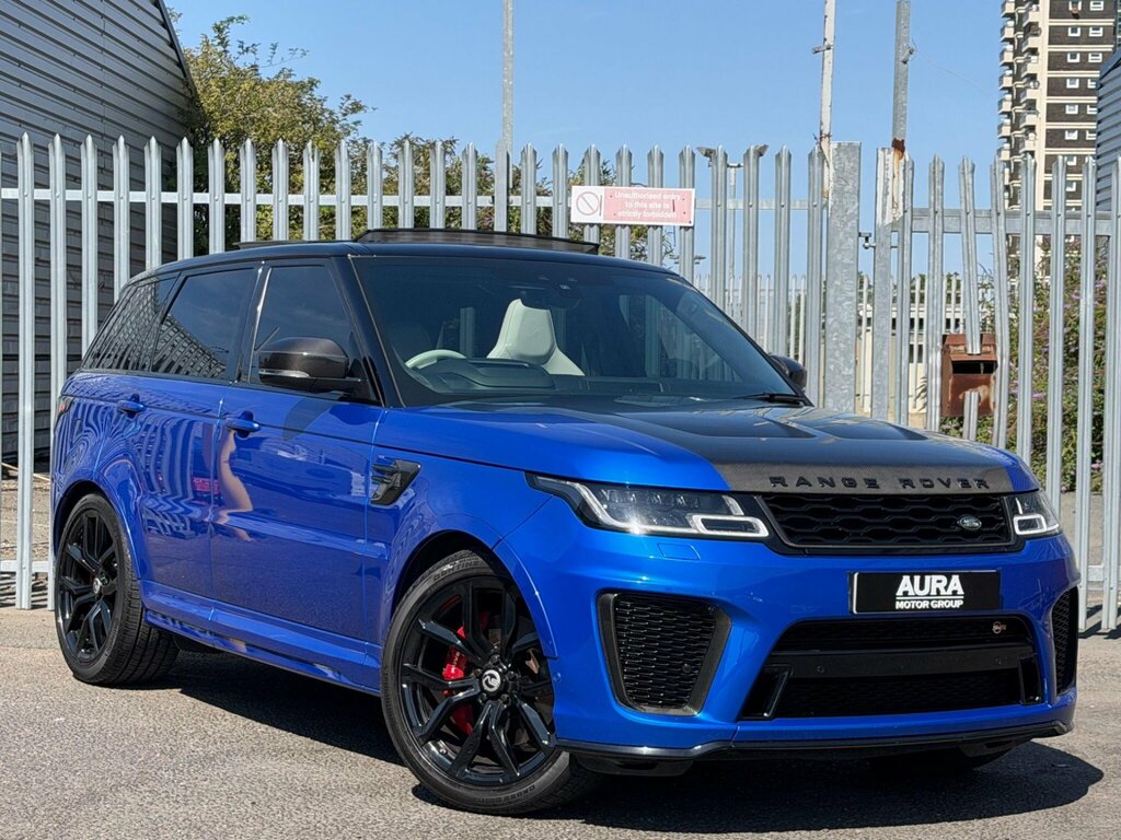 Land Rover Range Rover Sport 5.0 P575 V8 Svr 4Wd Euro 6 Ss Blue