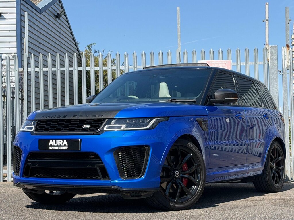 Land Rover Range Rover Sport 5.0 P575 V8 Svr 4Wd Euro 6 Ss Blue #5