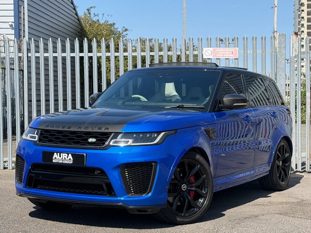 Land Rover Range Rover Sport 5.0 P575 V8 Svr 4Wd Euro 6 Ss Blue #4