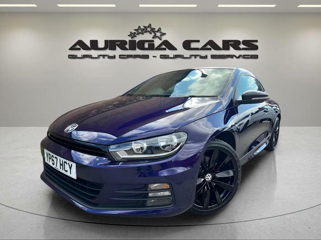Volkswagen Scirocco 2.0 Tdi R-line Black Edition Dsg Euro 6 S S Purple