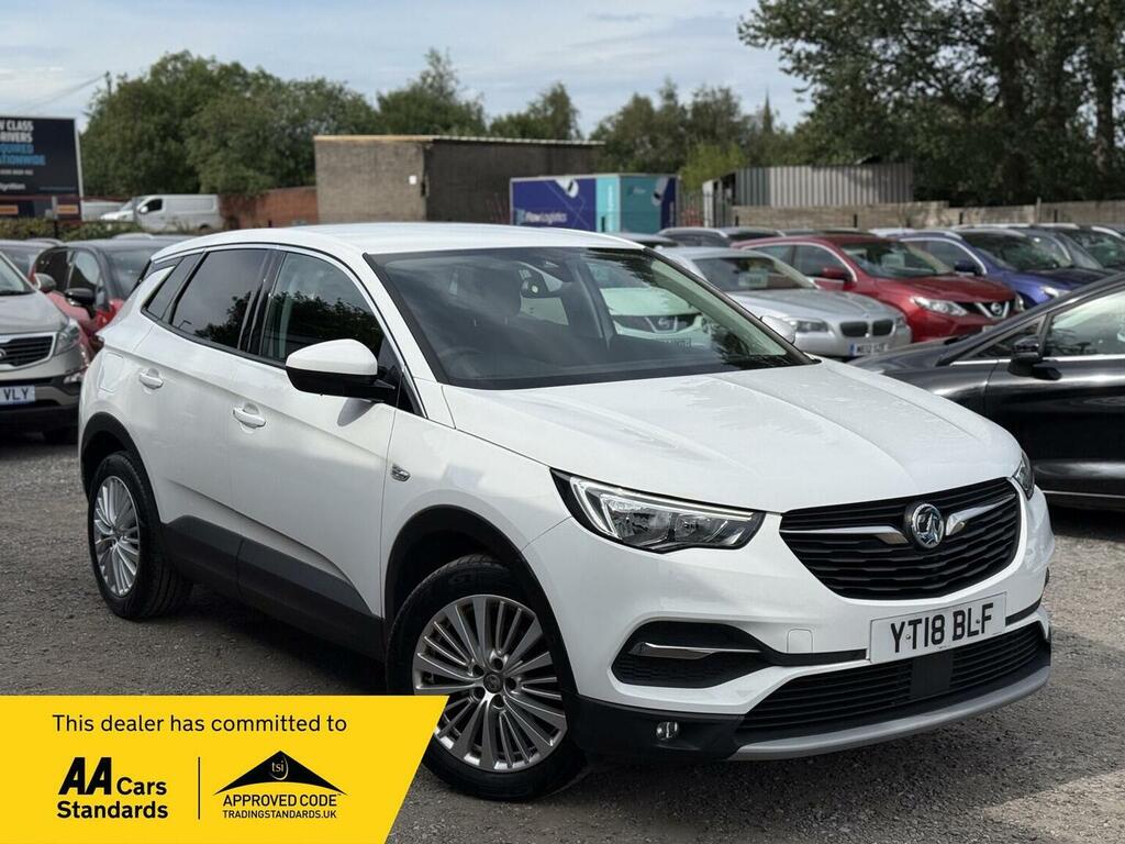 Vauxhall Grandland X 1.2 Turbo Sport Nav Euro 6 Ss White