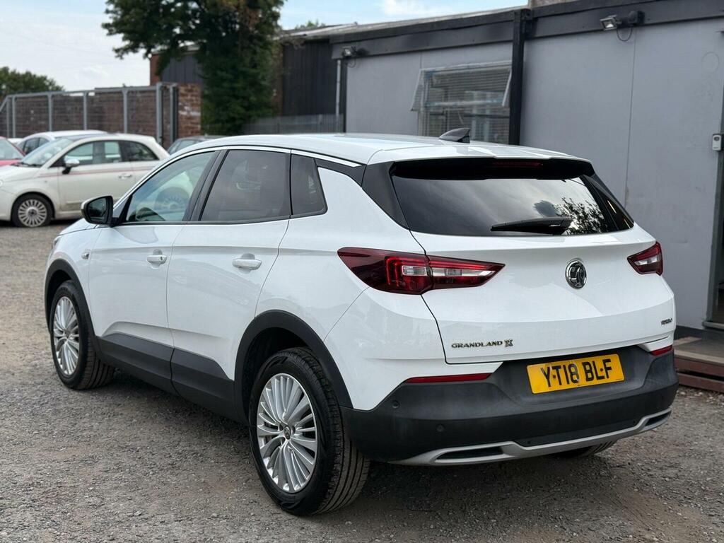Vauxhall Grandland X 1.2 Turbo Sport Nav Euro 6 Ss White #5
