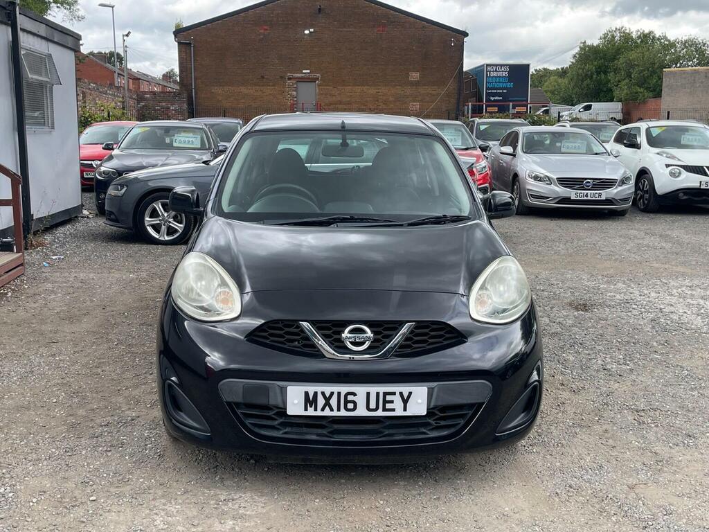 Nissan Micra 1.2 Acenta Hatchback Cvt Euro 5 Snav Black #2