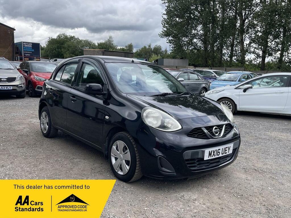 Nissan Micra 1.2 Acenta Hatchback Cvt Euro 5 Snav Black