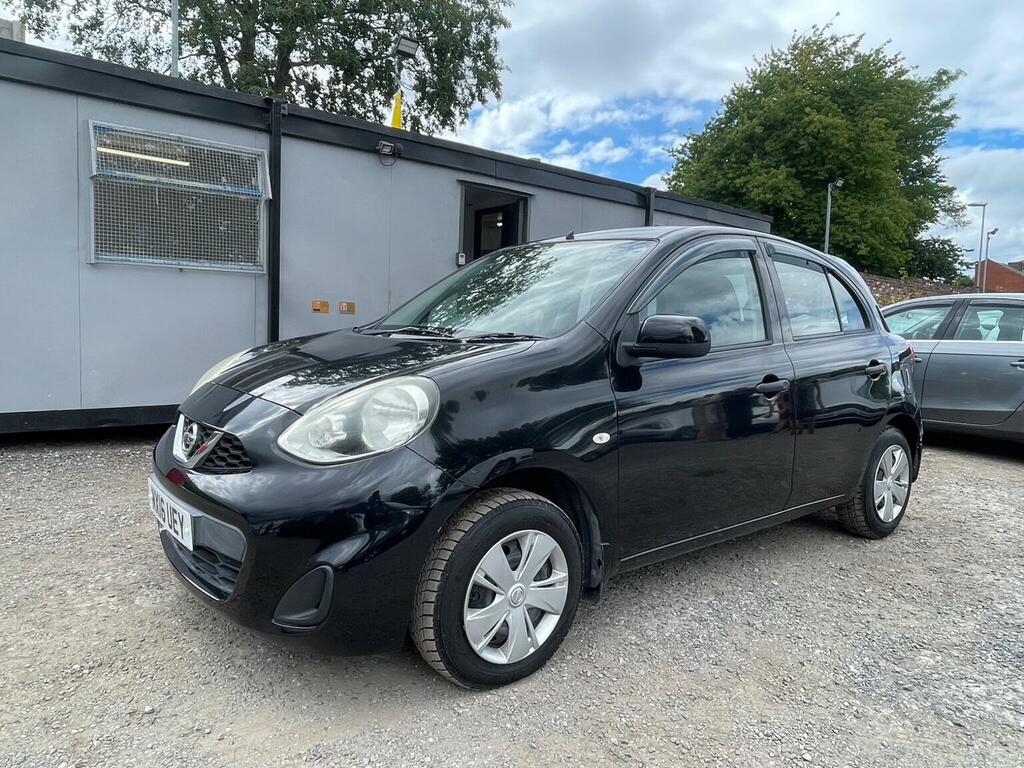 Nissan Micra 1.2 Acenta Hatchback Cvt Euro 5 Snav Black #3