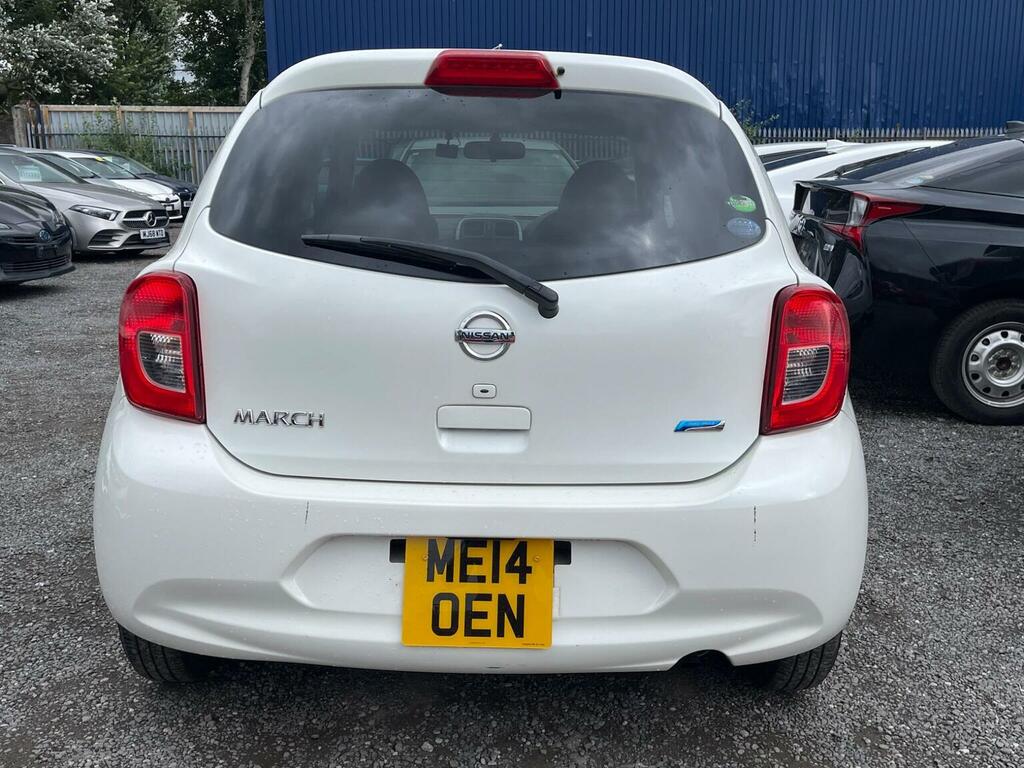 Nissan Micra 1.2 Acenta Hatchback Cvt Euro 5 80 Ps White #5