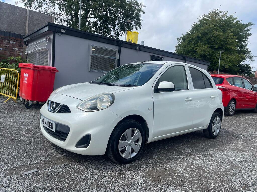Nissan Micra 1.2 Acenta Hatchback Cvt Euro 5 80 Ps White #3