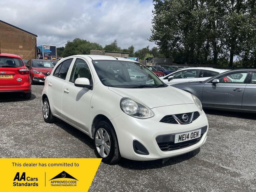 Nissan Micra 1.2 Acenta Hatchback Cvt Euro 5 80 Ps White