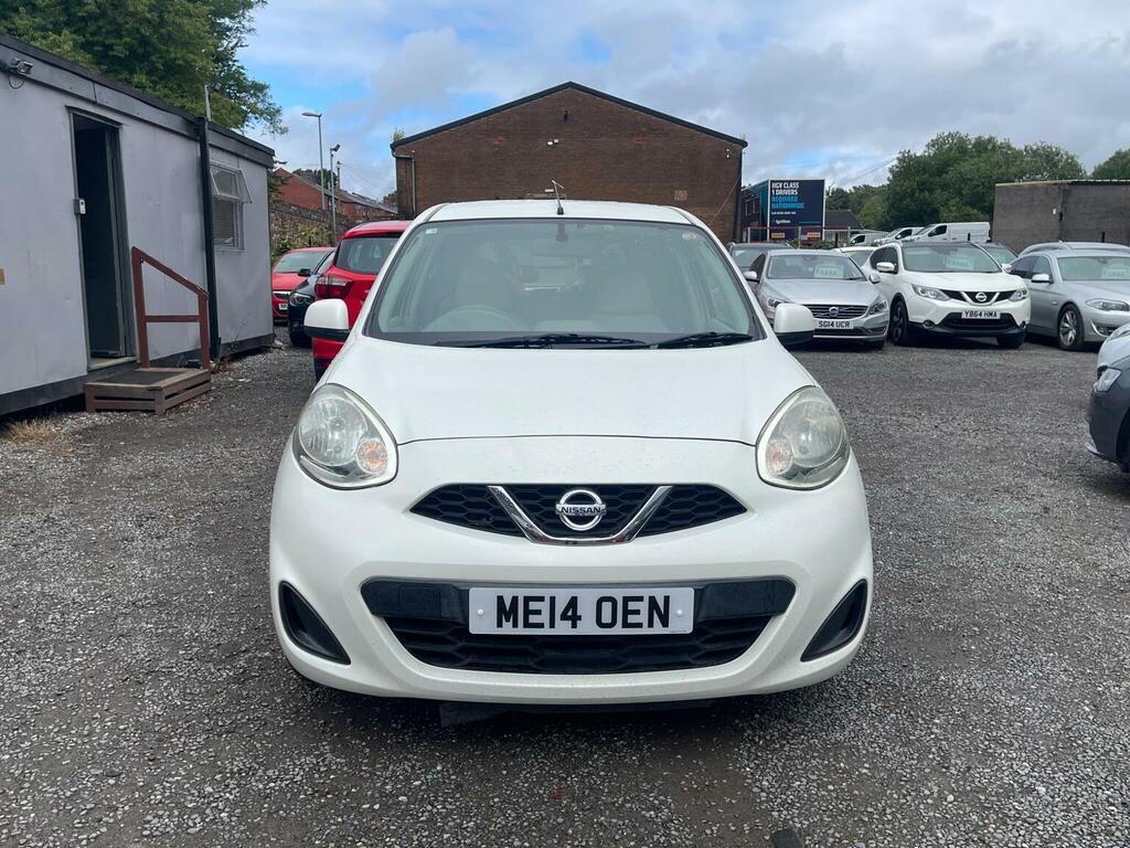 Nissan Micra 1.2 Acenta Hatchback Cvt Euro 5 80 Ps White #2