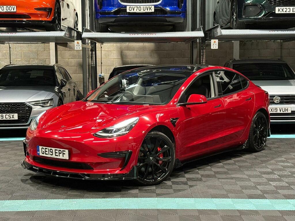 Tesla Model 3 Saloon Dual Motor Performance 4Wde Per Red #3