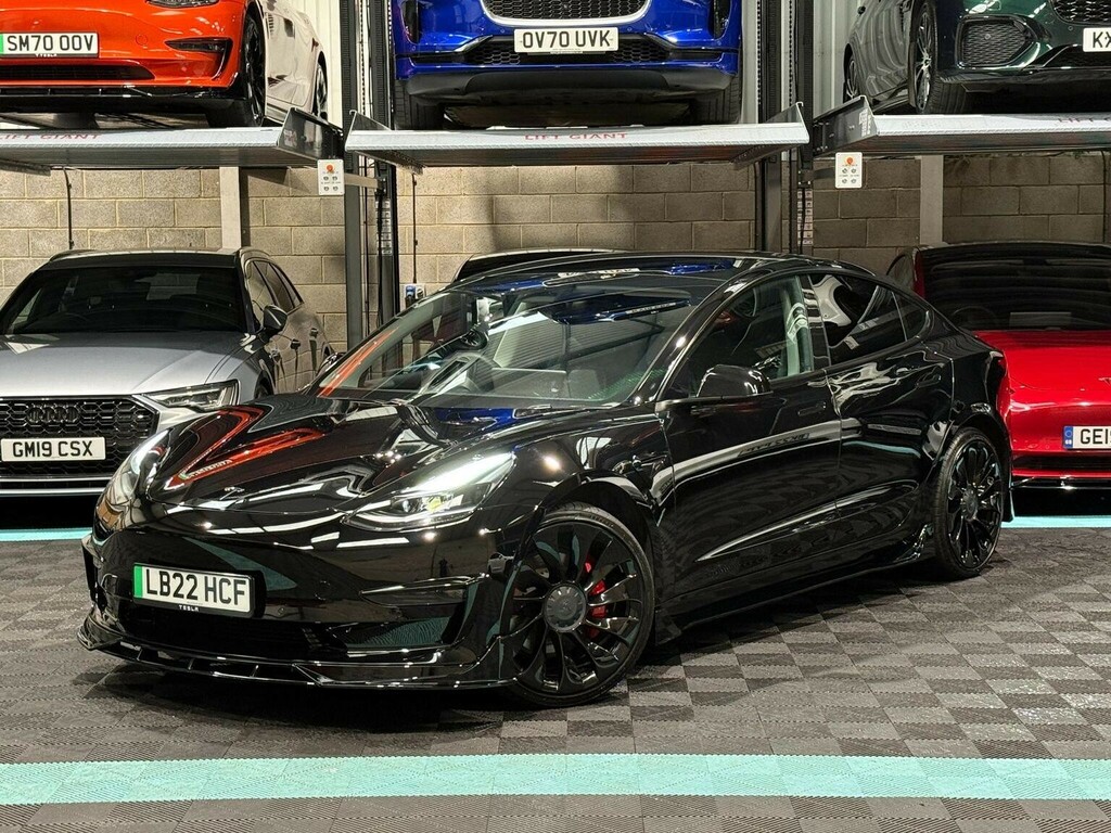 Tesla Model 3 Saloon Dual Motor Performance 4Wde Per LB22HCF Black #3