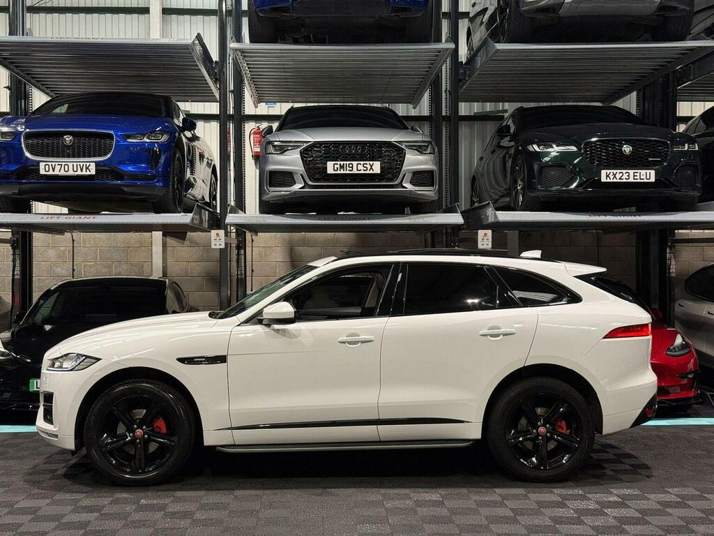 Jaguar F-Pace 2.0 D180 R-sport Euro 6 Ss White #4