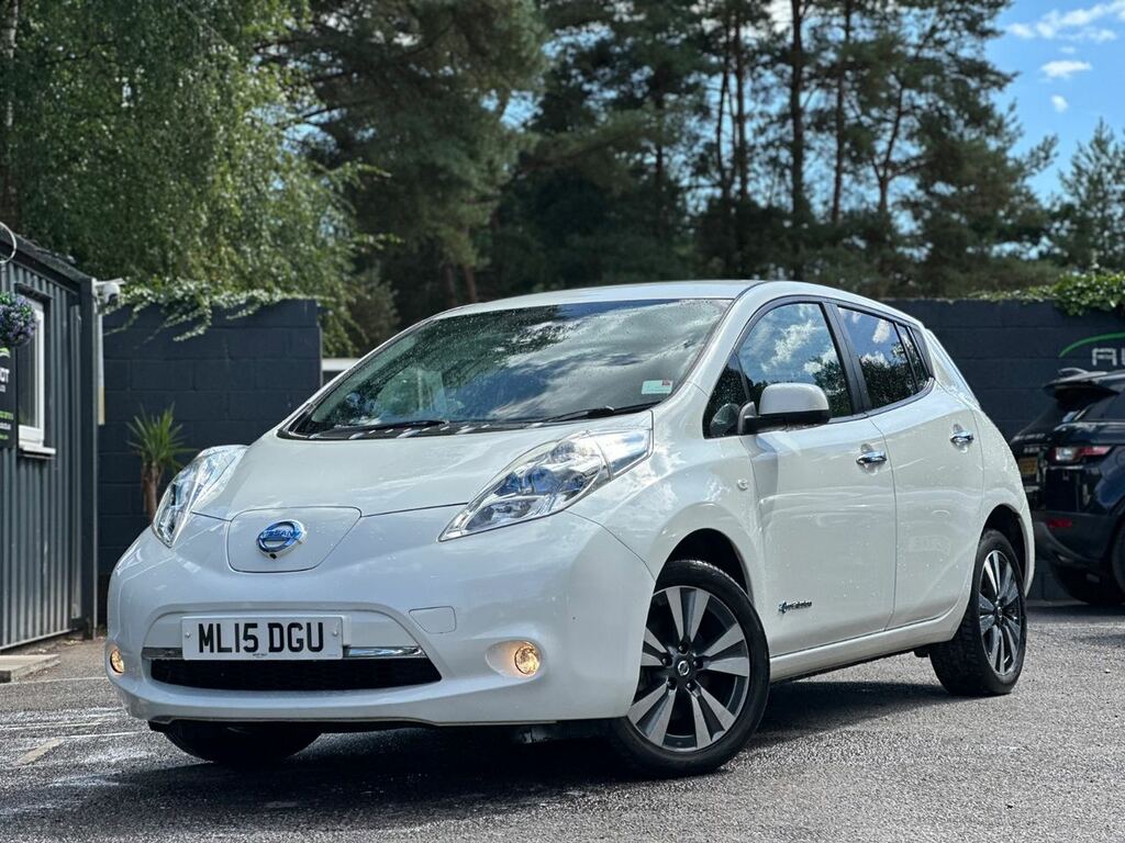Nissan Leaf Electric White #2