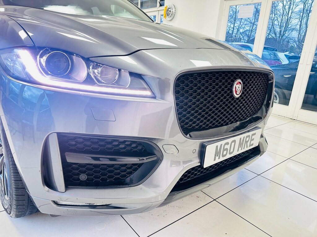 Jaguar F-Pace 2.0D Portfolio Awd 180 Bhp Glass Sunroof Sa Blue #27