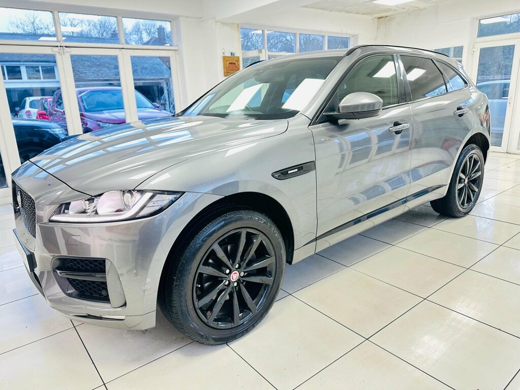 Jaguar F-Pace 2.0D Portfolio Awd 180 Bhp Glass Sunroof Sa Blue #17