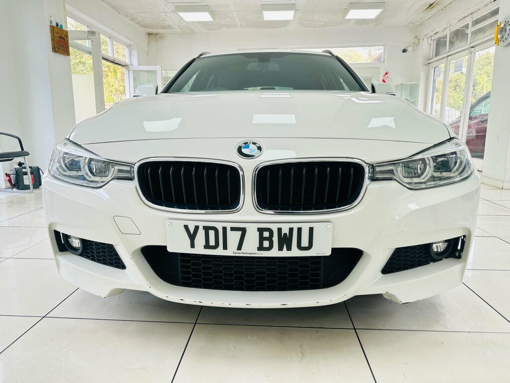 BMW 3 Series 2.0 320D M Sport Touring Euro 6 Ss White #2