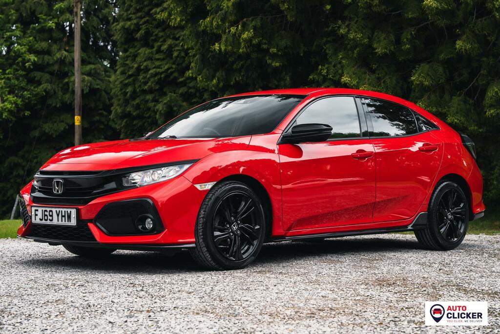 Honda Civic 1.0 Vtec Turbo Sport Line Hatchback Man FJ69YHW Red #6