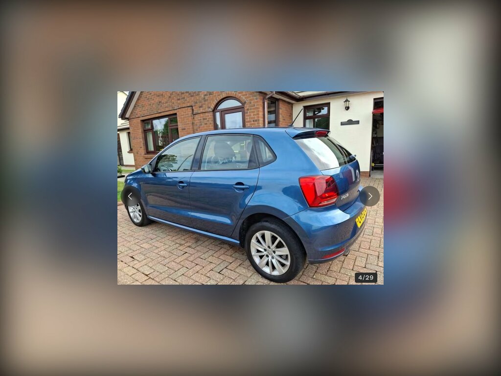Volkswagen Polo 1.2 Tsi Bluemotion Tech Se Hatchback Ma Blue