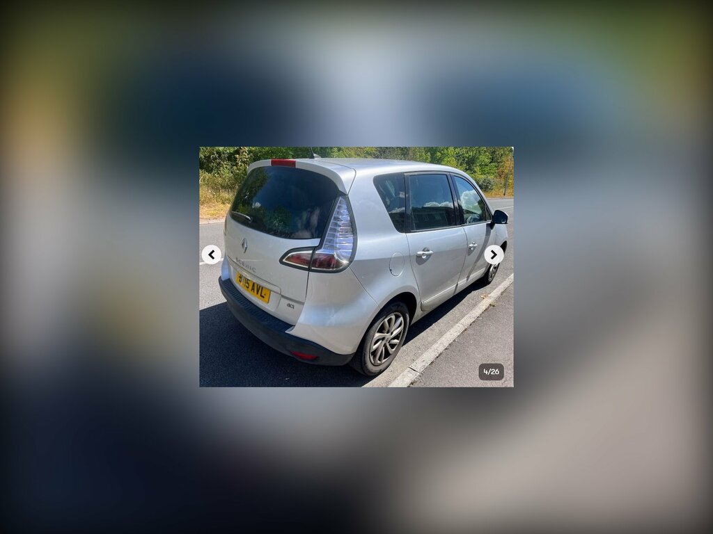 Renault Scenic 1.5 Dci Dynamique Tomtom Mpv Edc Euro 5 Silver #2