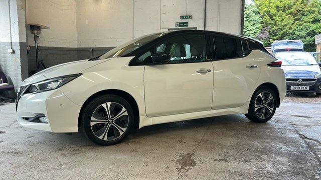 Nissan Leaf E Tekna Hatchback White #6