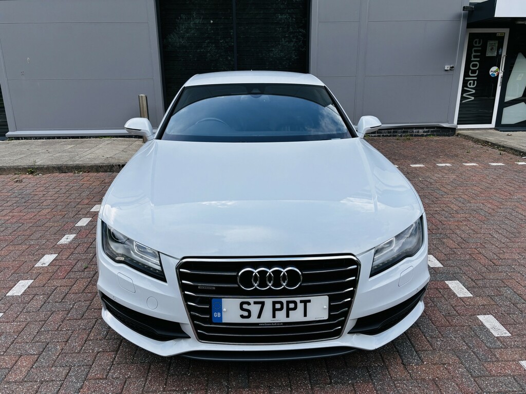 Audi A7 3.0 Bitdi V6 S Line MD13FFK White #4
