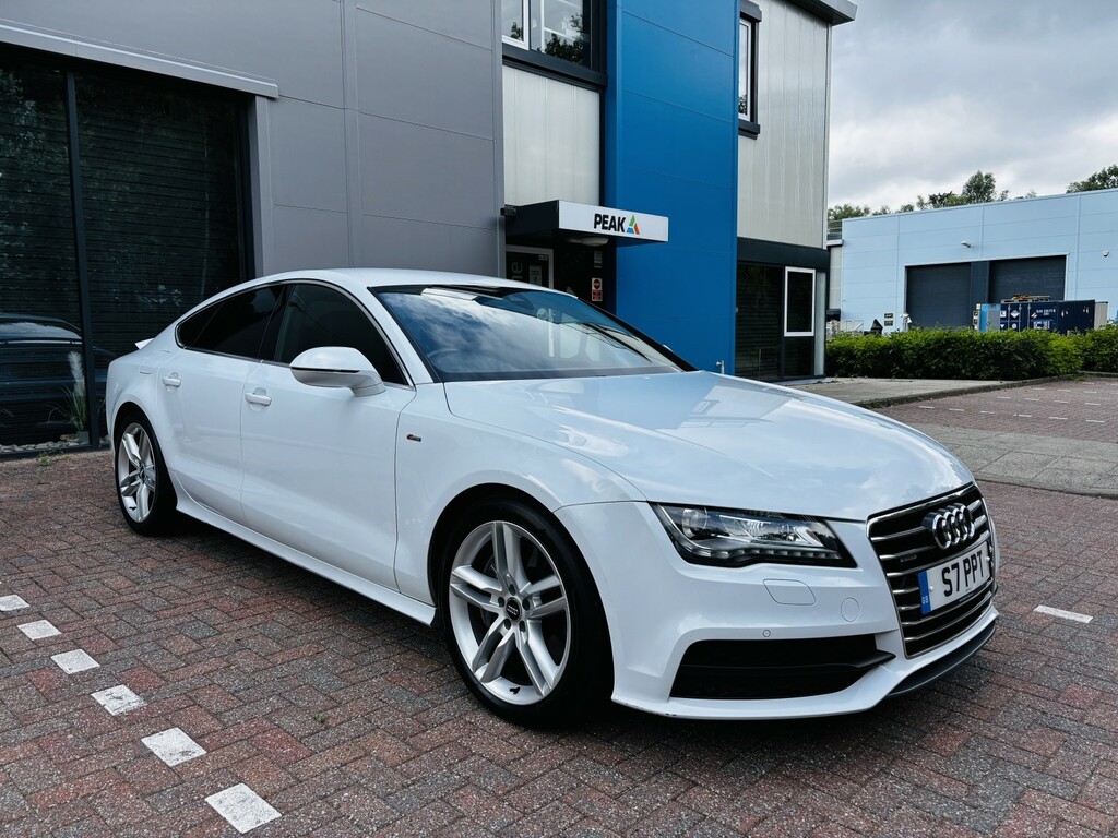 Audi A7 3.0 Bitdi V6 S Line MD13FFK White #3