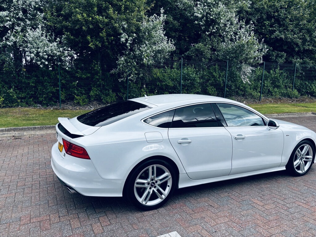 Audi A7 3.0 Bitdi V6 S Line MD13FFK White #6