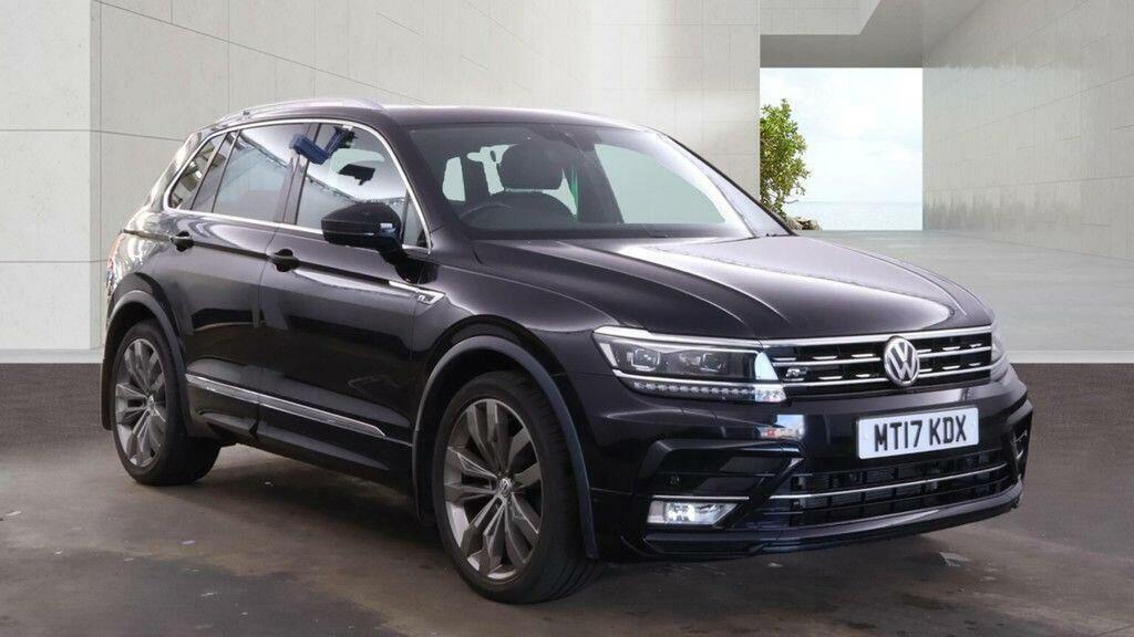 Volkswagen Tiguan 2.0 Tdi Bluemotion Tech R-line Dsg 4Motion Euro 6 Black #2