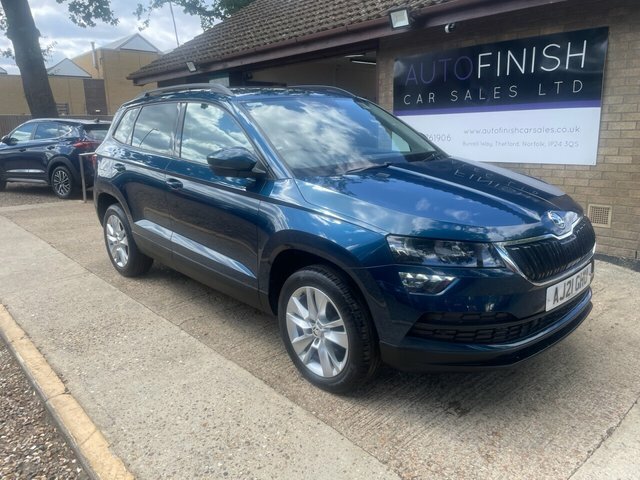 Skoda Karoq 2.0 Tdi Se Technology Suv Euro 6 AJ21GHU Blue