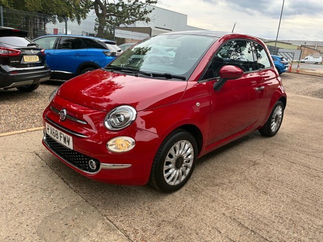Fiat 500 1.2 Lounge Hatchback Euro 6 S S Red #3