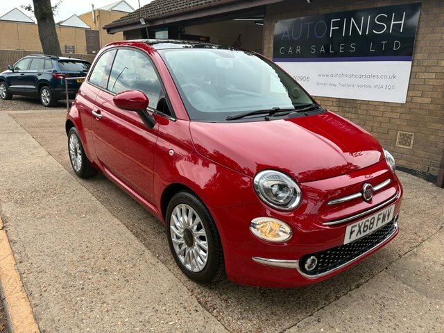 Fiat 500 1.2 Lounge Hatchback Euro 6 S S Red