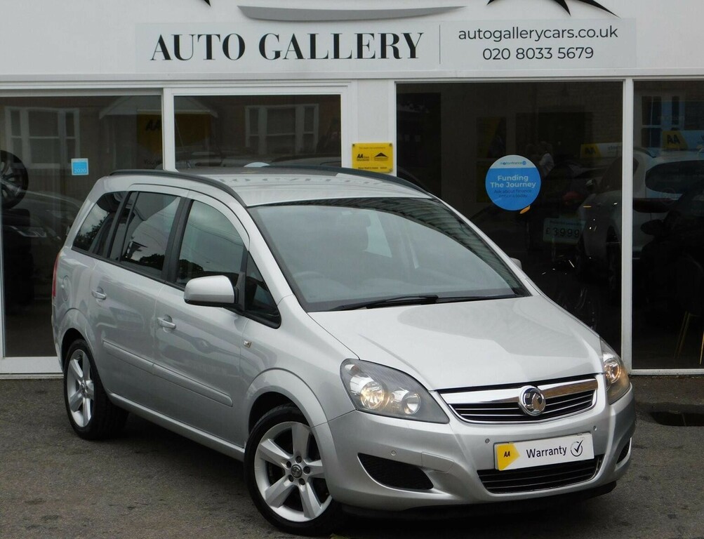 Vauxhall Zafira 1.8 16V Exclusiv Euro 5 Silver