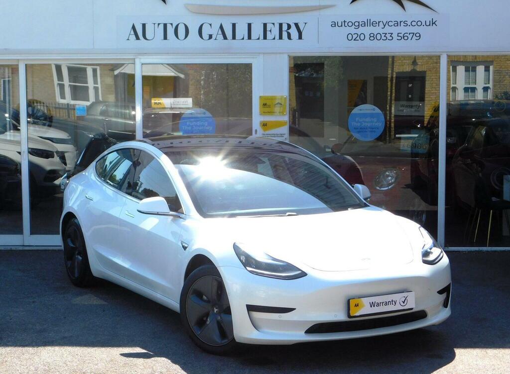 Tesla Model 3 Saloon Standard Range Plus Rwd 202070 MA70KNP White #4