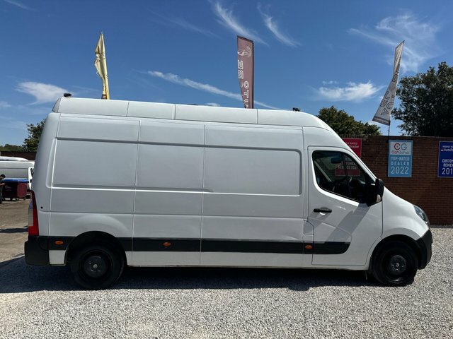 Vauxhall Movano 2.3 L3h2 F3500 Lwb Med Roof Panel Van With Elec Silver #11