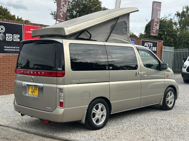 Nissan Elgrand Camper Conversion With Popupkitchenrrfridgeov HL53NFY Silver #6