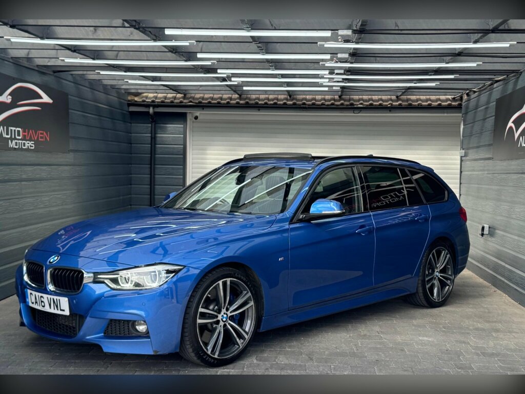 BMW 3 Series 2.0 330I M Sport Touring Euro 6 Ss Blue #4