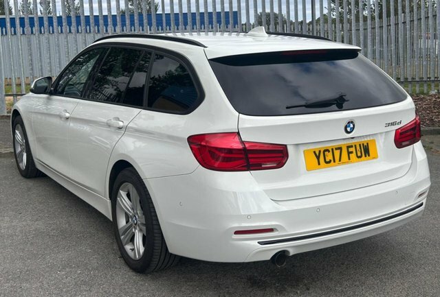 BMW 3 Series 2.0 316D Sport Touring Euro 6 Ss YC17FUW White #6