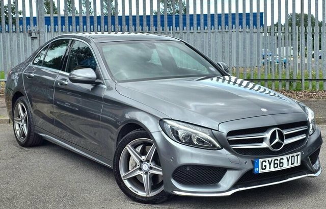 Mercedes-Benz C Class 2.1 C250d Amg Line Premium Saloon G-t GY66YDT Grey