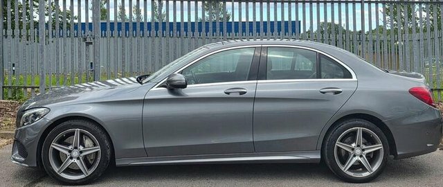 Mercedes-Benz C Class 2.1 C250d Amg Line Premium Saloon G-t GY66YDT Grey #4