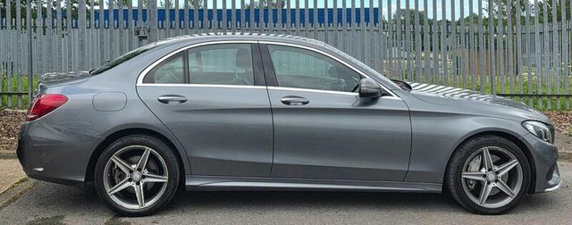 Mercedes-Benz C Class 2.1 C250d Amg Line Premium Saloon G-t GY66YDT Grey #3