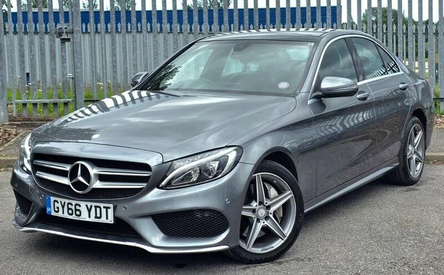 Mercedes-Benz C Class 2.1 C250d Amg Line Premium Saloon G-t GY66YDT Grey #2